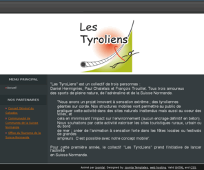 lestyroliens.com: Accueil
tyroliennes géante à domicile