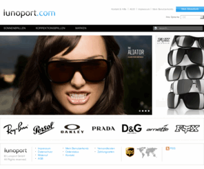 lunoport.com: Home page - by Lunoport.com
Lunoport Online Shop ist Ihr Shop für Brillen von Ray Ban, Oakley, Persol, Prada, Dolce und Gabbana, Arnette.