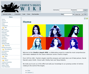 charliesangelswiki.com: Home
Comprehensive wiki of the Charlie's Angels television series open for everyone to edit.