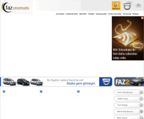 fazotomotiv.com.tr: FAZ Renault Dacia
Renault'da Türkiye, Dacia' yada Dünya Lideri...