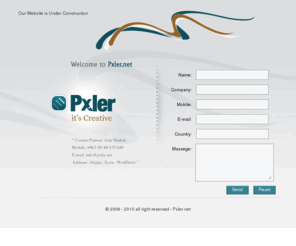 pxler.net: Pxler.net - Web Design, Graphic, Logo Design, Flash Design, Web Programming and Development Solutions. Company providing website design services at affordable rates in   Syria
