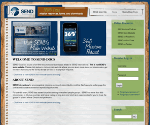 send-docs.org: SEND Docs
SEND-Docs is a source for on-line resources and downloads related to SEND International, an inter-denominational missions agency.  To visit SEND's main website go to: www.SEND.org.