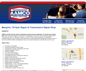 aamcotransmissionsandtotalcarcare.com: Memphis, TN ( Tennessee ) - DAC Group/Canada: Aamco Transmissions
DAC Group/Canada: Aamco Transmissions Inc of Memphis, TN provides full service automobile repairs, oil changes and transmission services.