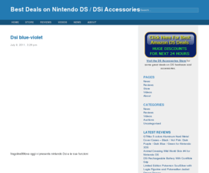 ds-lite-accessories.com: Nintendo DSi / DS Lite / DSi XL Games, Cases, Chargers and Accessories
An Amazon Storefront for all things Nintendo DSi / DS Lite