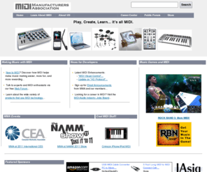 hdprotocol.mobi: MIDI Manufacturers Association - The official source of information about MIDI.
Learn about MIDI technology and how it makes creating, playing, and learning about music easier and more rewarding.