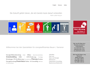 herz-lang.com: Herz-Lang, die Passivhaus-Spezialisten
Planungsbüro für Architekten, Baufirmen, öffentliche und private Bauherren