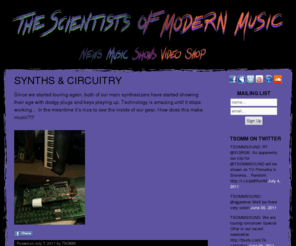 tsomm.com: THE SCIENTISTS OF MODERN MUSIC | Free Music, Tour Dates, Photos, Videos
THE SCIENTISTS OF MODERN MUSIC's official profile including the latest music, albums, songs, music videos and more updates.