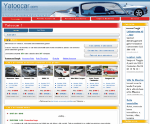 yatoocar.com: Annonces auto occasion gratuites et annuaire voiture gratuit - Accueil
