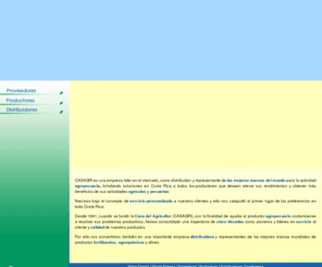 casagricr.com: Casa del Agricultor – Casagri Costa Rica
CASAGRI es una empresa líder en el mercado de la actividad agropecuaria, brindando soluciones en Costa Rica a todos los productores.