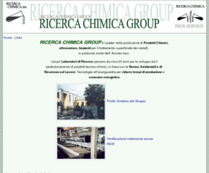 decapare.com: Decapare
RICERCA CHIMICA GROUP � Leader nella produzione di Prodotti Chimici, 
attrezzature, Impianti per il trattamento superficiale dei metalli.