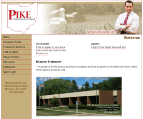 pikemutual.com: Welcome » Pike Mutual Insurance Company
Pike Mutual offers home, farm, auto, liability, inland marine, personal umbrella, business owners, commercial insurance, and more.