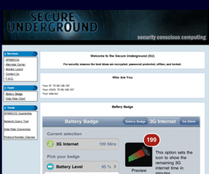 secureunderground.com: Secure Underground
Im upn ya network sniffin your thoughts