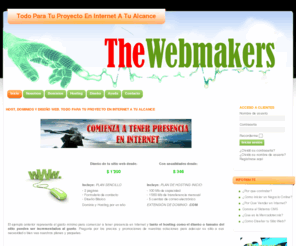 thewebmakers.net: Host, Dominios y Diseño Web. Todo Para tu Proyecto en Internet A Tu Alcance
The Webmakers - Dominios, Hospedaje y Diseño para tu sitio en internet.