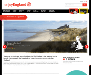 visitenglandsolympics.com: England, Days Out, Holidays in England, Travel Guides : Enjoy England
 Enjoy England is the official website for tourism in England. Have a look at our travel guide for information and advice on what to do in England