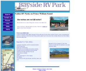 baysiderv.com: Valdez RV Parks | Bayside RV Park
Valdez Alaska RV park. Bayside RV Park is situated on a bay of the Sound, on the left side of the highway as you enter downtown Valdez.