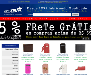 capstar.com.br: Capstar - Capas para Celular, Carteiras Masculinas e Femininas em Couro desde 1994
Compre no Atacado Capas para Celular e Carteiras Masculinas e Femininas em Couro.