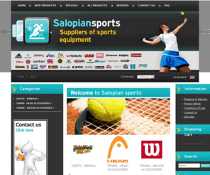 salopiansports.co.uk: Salopian Sports Ltd.
Salopian Sports Ltd, sports clothing, equipment and accessories including swimming, tennis, basketball and rugby, based in Shropshire, UK.