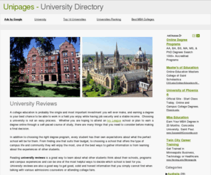 unipages.org: The Unipages - University Directory, Education Forum, University List
Worldwide University Directory