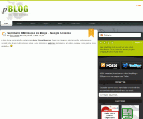 pblog.com.br: pBlog, personalize seu blog Wordpress
