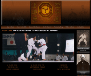 bobbethoneyuechikarate.com: bethoneykarate.com |
Welcome to the Bob Bethoney Uechi-ryu Karate School! Located in Hanson, Massachusetts, the school is run by Sensei Robert Bethoney  - a 9th degree black belt (Hanchi-sai) in Uechi-Ryu.