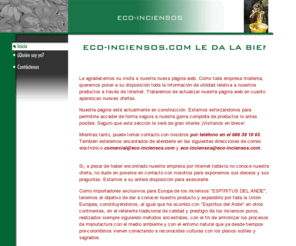 eco-inciensos.com: 
inciensos naturales
inciensos ecologicos
inciensos de los andes
inciensos del ande
inciensos andinos
inciensos artesanales