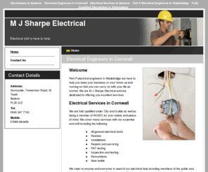 electricians-cornwall.com: Electricians in Bodmin : M J Sharpe Electrical
Electricians in Bodmin are available now to help you keep your house or office in full working condition so call today and expect excellence.