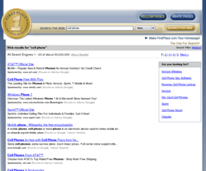 cellfiphone.com: First Place® - Your First Place on the Internet®
Search results for cell phone from First Place Metasearch.