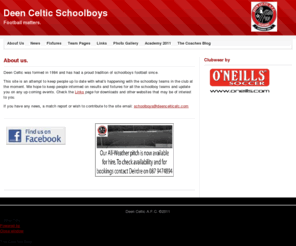 deencelticschoolboys.com: About Us - Deen Celtic Schoolboys
Information about Deen Celtic Schoolboy teams