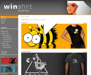 winshirt-store.com: WINshirt store : éditeur de t-shirts
Tee-shirt store : WINshirt