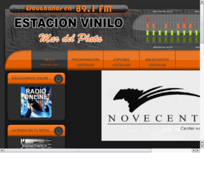 estacionvinilo.com: Estacin Vinilo
La radio de Ro de Plata, 89.1 FM. Argentina.