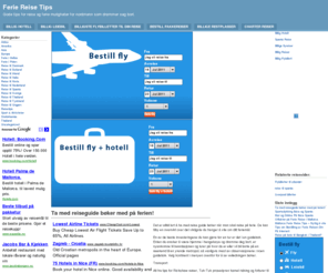 feriereisetips.com: Ferie Reise Tips
Gode tips for reise og ferie muligheter for nordmenn som drømmer seg bort.