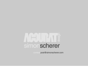 simonscherer.com: ACCURAT Design | Simon Scherer | Portfolio
