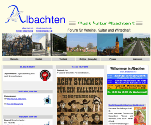 albachten.net: Musikkultur Albachten e.V. Norbert Robben
Forum für Vereine, Kultur und Wirtschaft