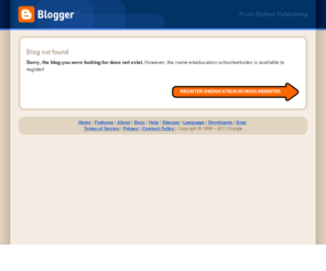 eforeducation.com: Blogger: Blog not found
Blogger is a free blog publishing tool from Google for easily sharing your thoughts with the world. Blogger makes it simple to post text, photos and video onto your personal or team blog.