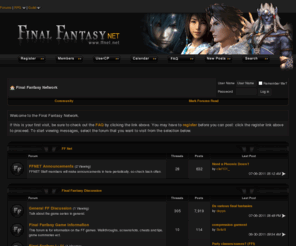 ffnet.net: Final Fantasy Network - Powered by vBulletin
This is a discussion forum that talks about Final Fantasy!