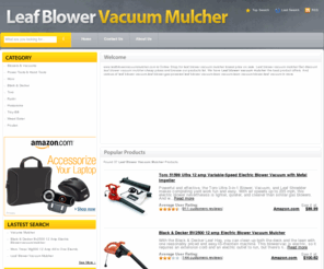 leafblowervacuummulcher.com: Leaf blower vacuum mulcher : Best deal leaf blower vacuum mulcher lowest price on sale
Best deal Leaf blower vacuum mulcher. Get discount and lowest prices for Leaf blower vacuum mulcher : Best deal leaf blower vacuum mulcher lowest price on sale