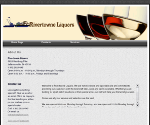 rivertowneliquors.com: Rivertowne Liquors
Rivertowne Liquors