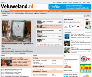 veluweland.nl: Veluweland.nl - Lokaal nieuws
Veluweland.nl, huis-aan-huis nieuwsblad in Noord-Veluwe, www.bduuitgevers.nl Nunspeet Doornspijk Elspeet Hoge Enk 
Hulshorst  Vierhouten Elburg Epe t Harde Uddel
