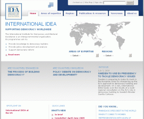 idea.int: International IDEA | Home
