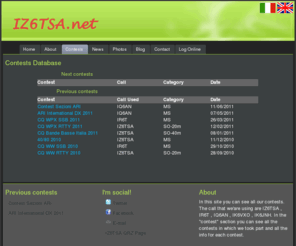 iz6tsa.net: Contests - IZ6TSA.net
Descripton