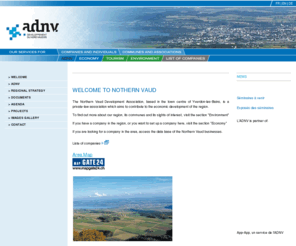 adnv.ch: ADNV: Association pour le Développement du Nord Vaudois, une entreprise a Yverdon-les-Bains
L'Association pour le Développement du Nord Vaudois vous invite a connaître notre région, nos atouts touristiques et de vous renseigne sur le développement économique du Nord Vaudois.