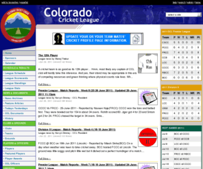 coloradocricket.org: COLORADO    CRICKET    LEAGUE
Home of the Colorado Cricket League.