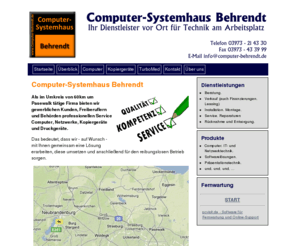 computer-behrendt.de: Computer-Systemhaus Behrendt
Computer-Systemhaus Behrendt - Herzlich Willkommen