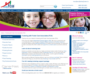 fostercareassociates.net: Fostering with Foster Care Associates - providing quality foster care in the UK
Are you thinking about foster care? FCA is a UK wide fostering organisation providing high quality family placements at a local level. Click for more.