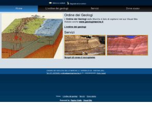 geologimarche.com: Ordine dei Geologi delle Marche - Geologia - Ancona - Visual Site
Home page dell'Ordine dei Geologi delle Marche. Per il sito ufficiale si consiglia di visitare www.geologimarche.it