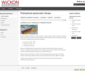 wickon.com: Průmyslové zpracování obrazu
Wickon Hightech - solutions for optical inspection