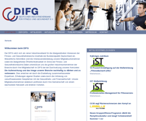 difw.de: DIFG - Deutscher Industrieverband für Fitness und Gesundheit
DIFG e.V. - Deutscher Industrie Verband für Fitness und Gesundheit