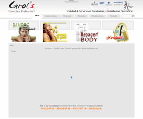 grupocarols.com: Inicio
Distribución cosmética y estética y formación en Almería