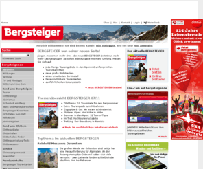 kletter-welt.com: bergsteiger.de – das Webportal des Magazins BERGSTEIGER mit vielen Tipps für Bergfreunde in Deutschland, Österreich, Schweiz und Italien wie den BERGSTEIGER Tourentipps, Reportagen, Ausrüstungs-Tests und Marktübersichten für Berg- und Outdoorsport sowie BERGSTEIGER Abonnements und Bücher zu den Themen Berge und Wandern
Das Webportal des Magazins BERGSTEIGER mit vielen Tipps für Berg-Freunde in Deutschland, Österreich, Schweiz und Italien wie den BERGSTEIGER Tourentipps, Reportagen, Ausrüstungstests und Marktübersichten für Berg- und Outdoorsport sowie BERGSTEIGER Abonnements und Bücher zu den Themen Berge und Wandern.