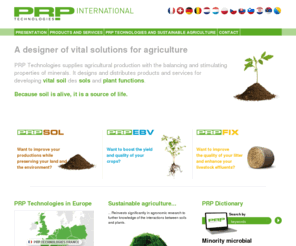 prp-infos.com: PRP Technologies - A designer of vital solutions for agriculture
A designer of vital solutions for agriculture